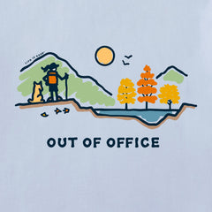 Women's Jackie Fall Vista Out of Office Short Sleeve Crusher Boxy Tee