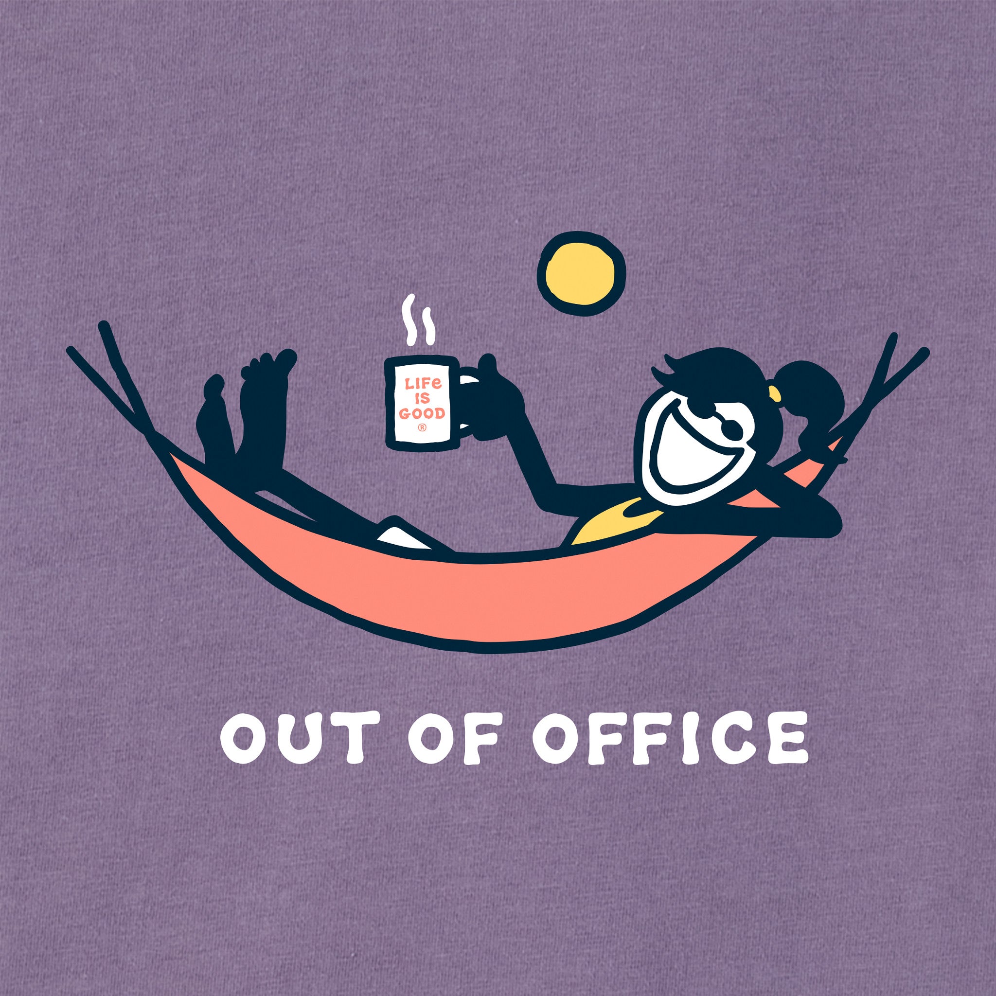 Women's Jackie Hammock Out of Office Short Sleeve Crusher Boxy Tee