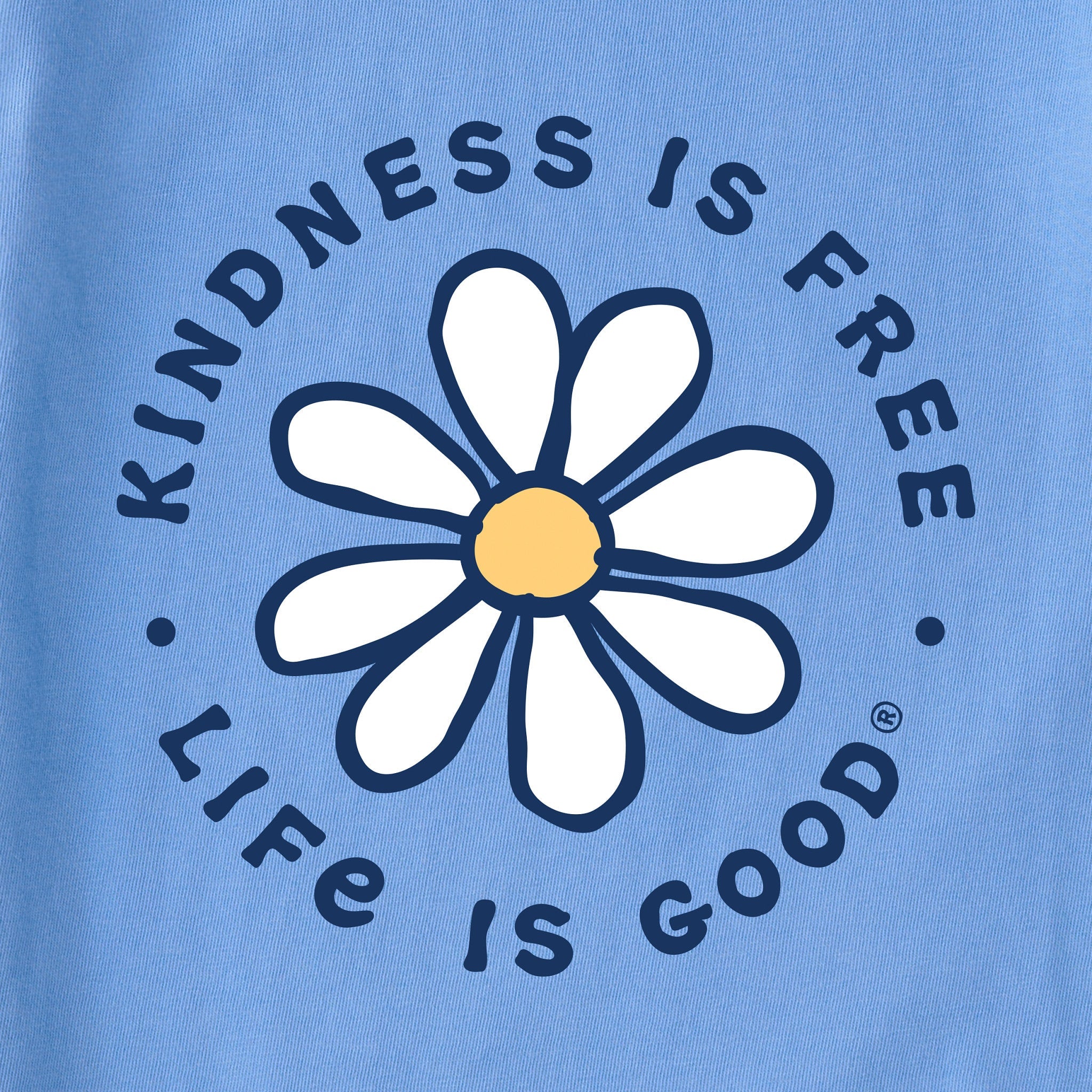 Women's Kindness is Free Daisy Short Sleeve Crusher Boxy Tee