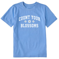 Kids Count Your Blossoms Arch Short Sleeve Crusher Tee