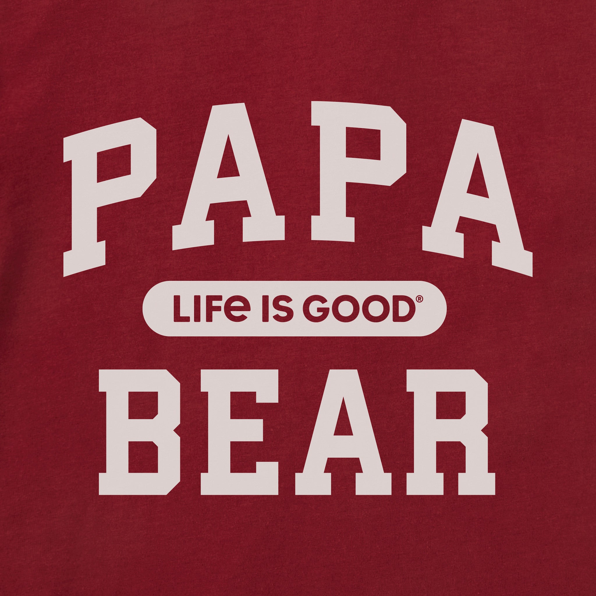 Men's Papa Bear Arch Long Sleeve Crusher Tee