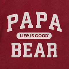 Men's Papa Bear Arch Long Sleeve Crusher Tee