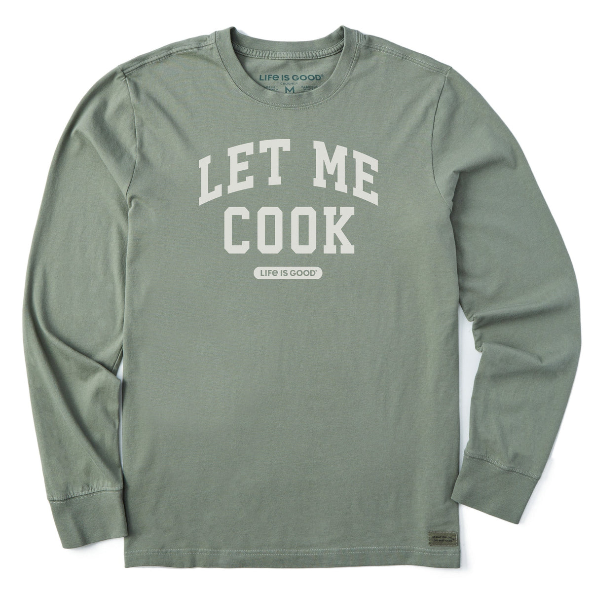 Men's Let Me Cook Arch Long Sleeve Crusher Tee