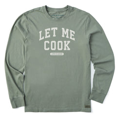 Men's Let Me Cook Arch Long Sleeve Crusher Tee