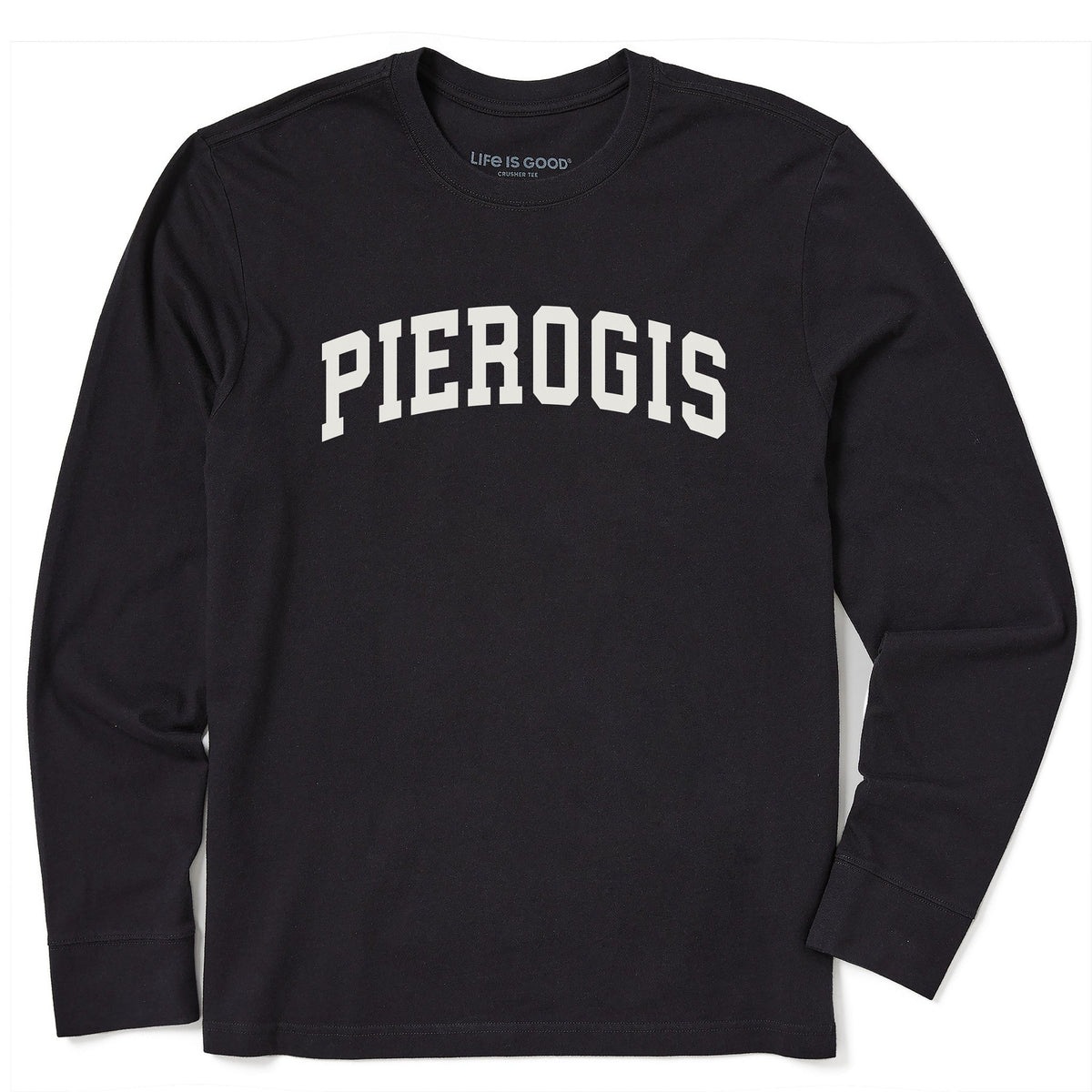 Men's Pierogis Arch Long Sleeve Crusher Tee
