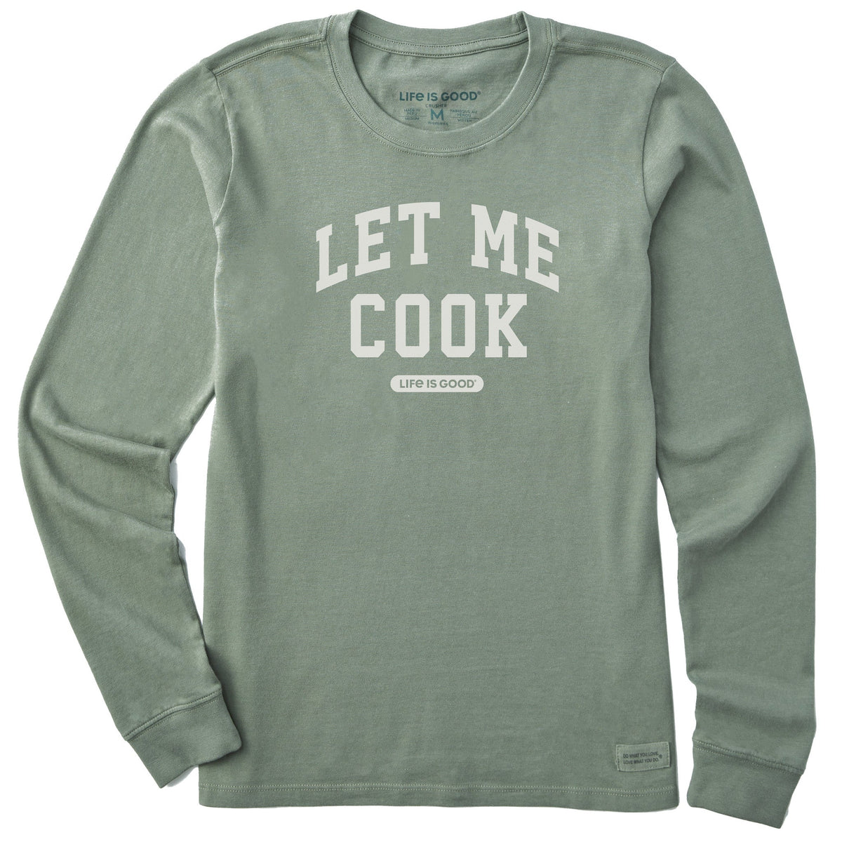 Women's Let Me Cook Arch Long Sleeve Crusher Tee
