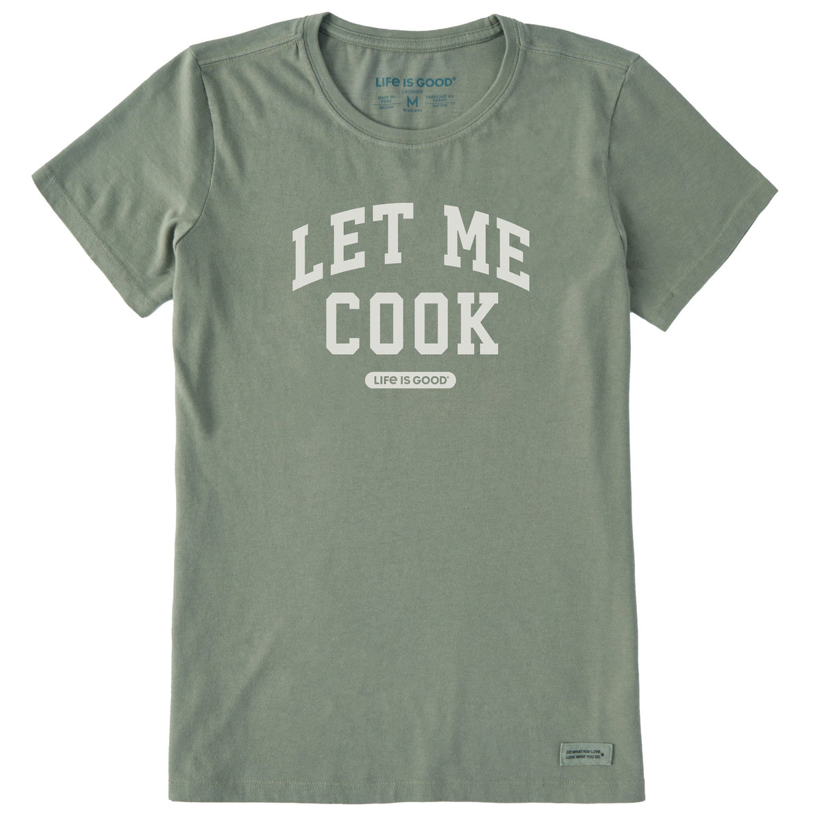Women's Let Me Cook Arch Short Sleeve Crusher Tee