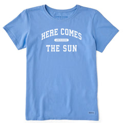 Women's Here Comes Sun Arch Short Sleeve Crusher Tee