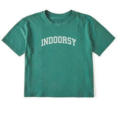 Women's Indoorsy Arch Short Sleeve Crusher Boxy Tee