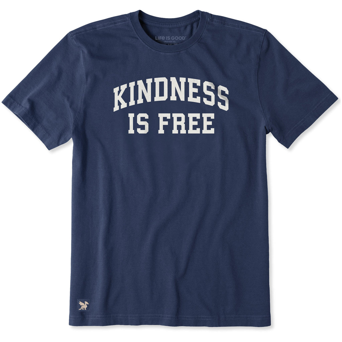 Men's Kindness is Free Arch Short Sleeve Crusher Tee