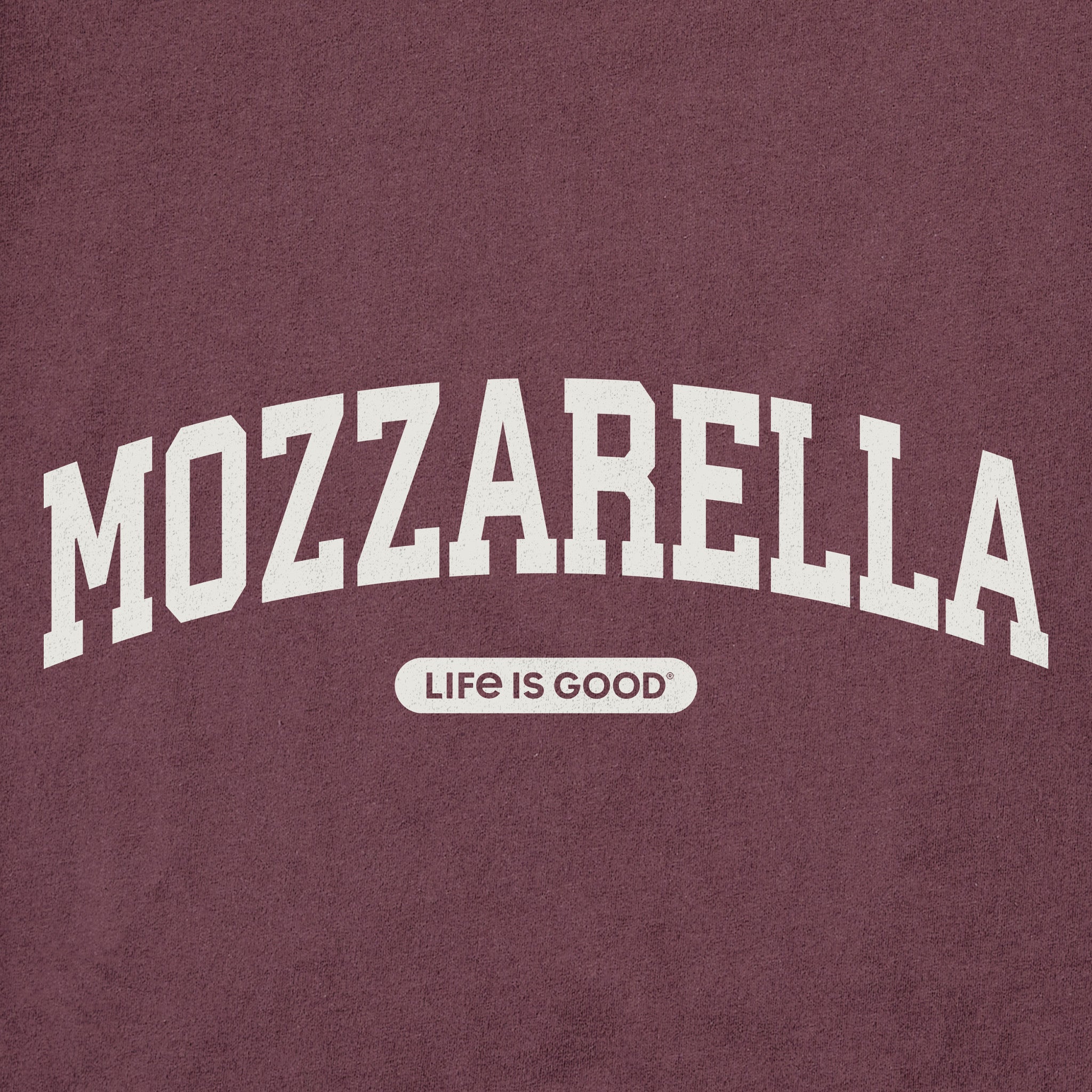 Men's Mozzarella Arch Short Sleeve Crusher Tee