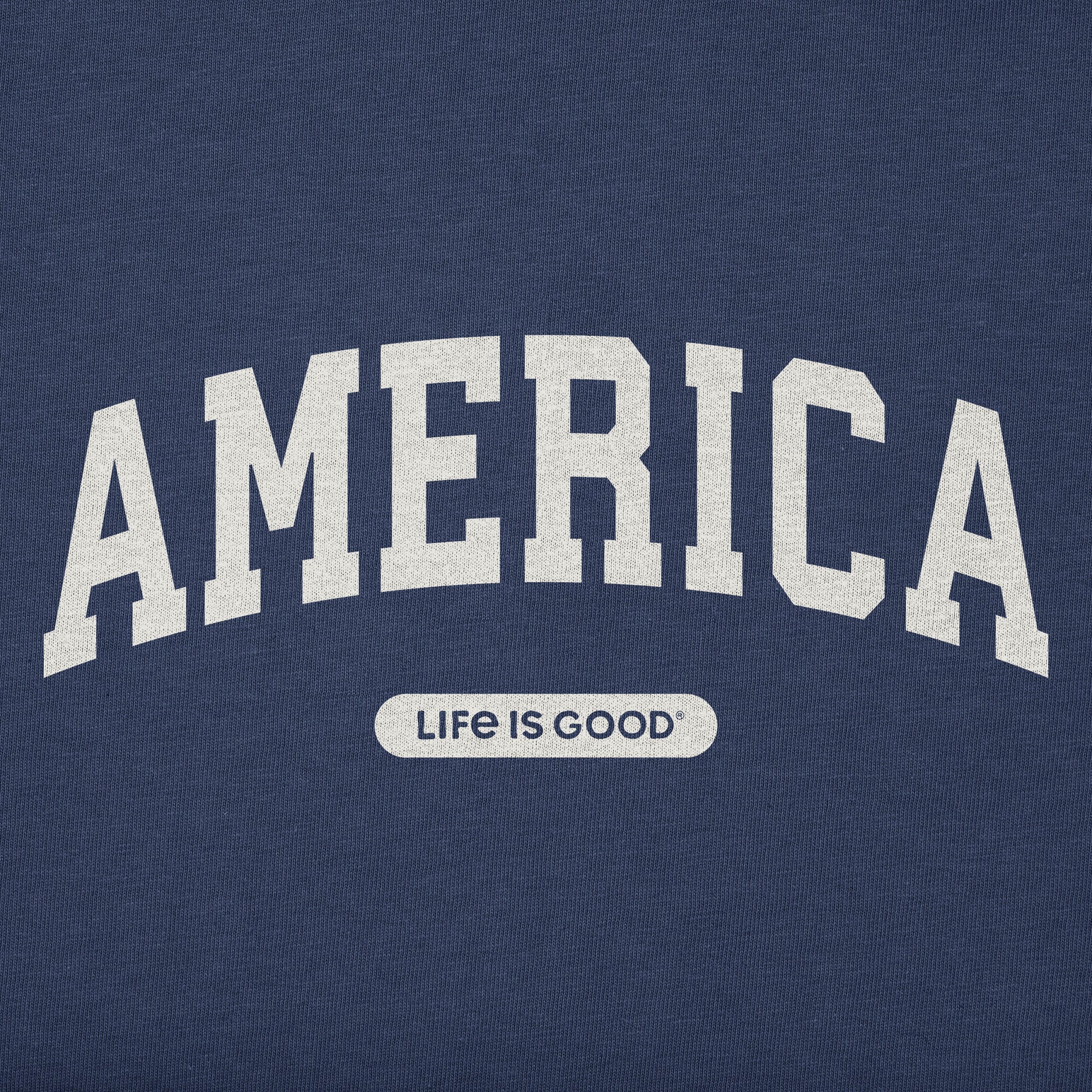 Women's America Arch Long Sleeve Crusher Tee