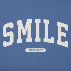 Men's Smile Arch Long Sleeve Crusher Tee