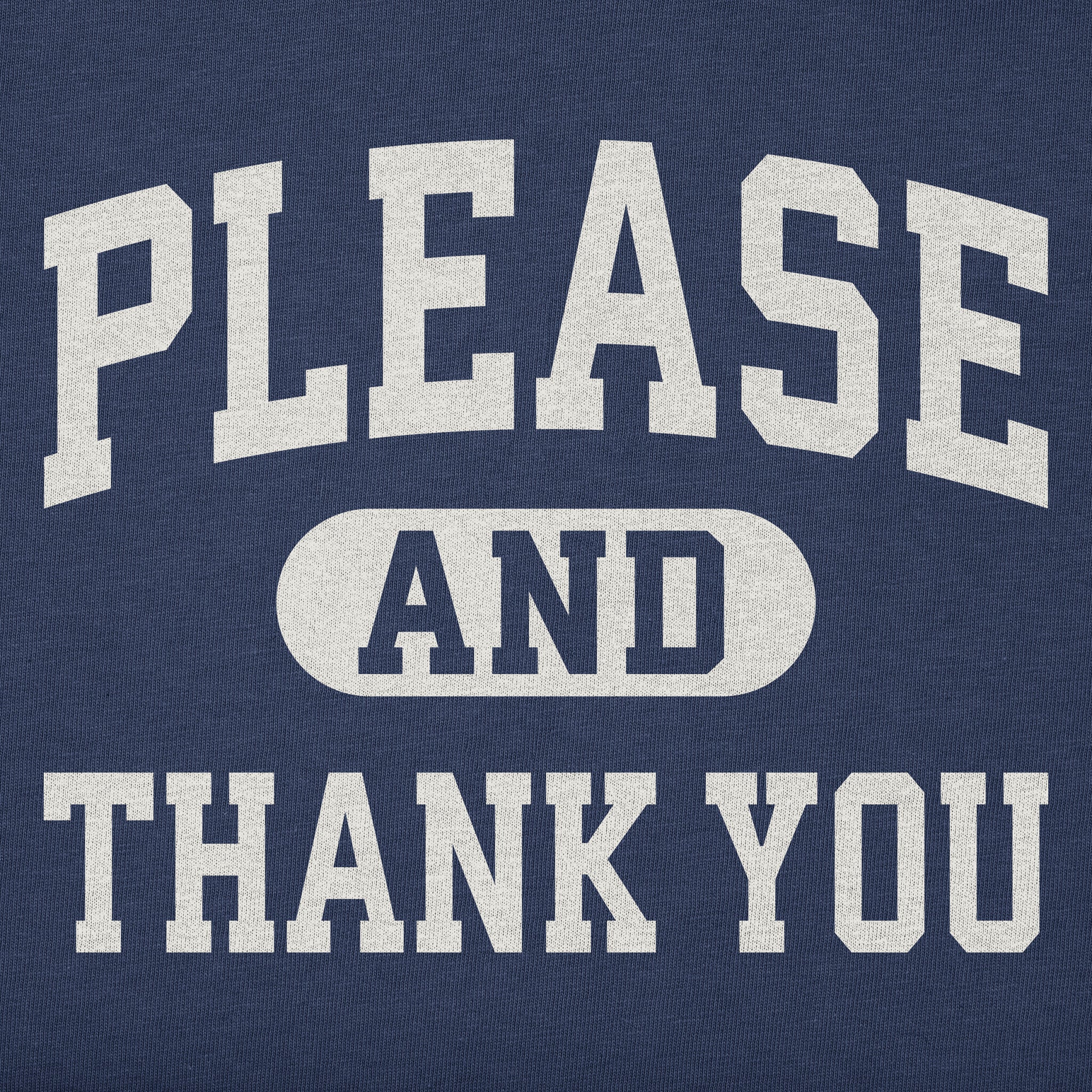 Men's Please and Thank You Arch Long Sleeve Crusher Tee