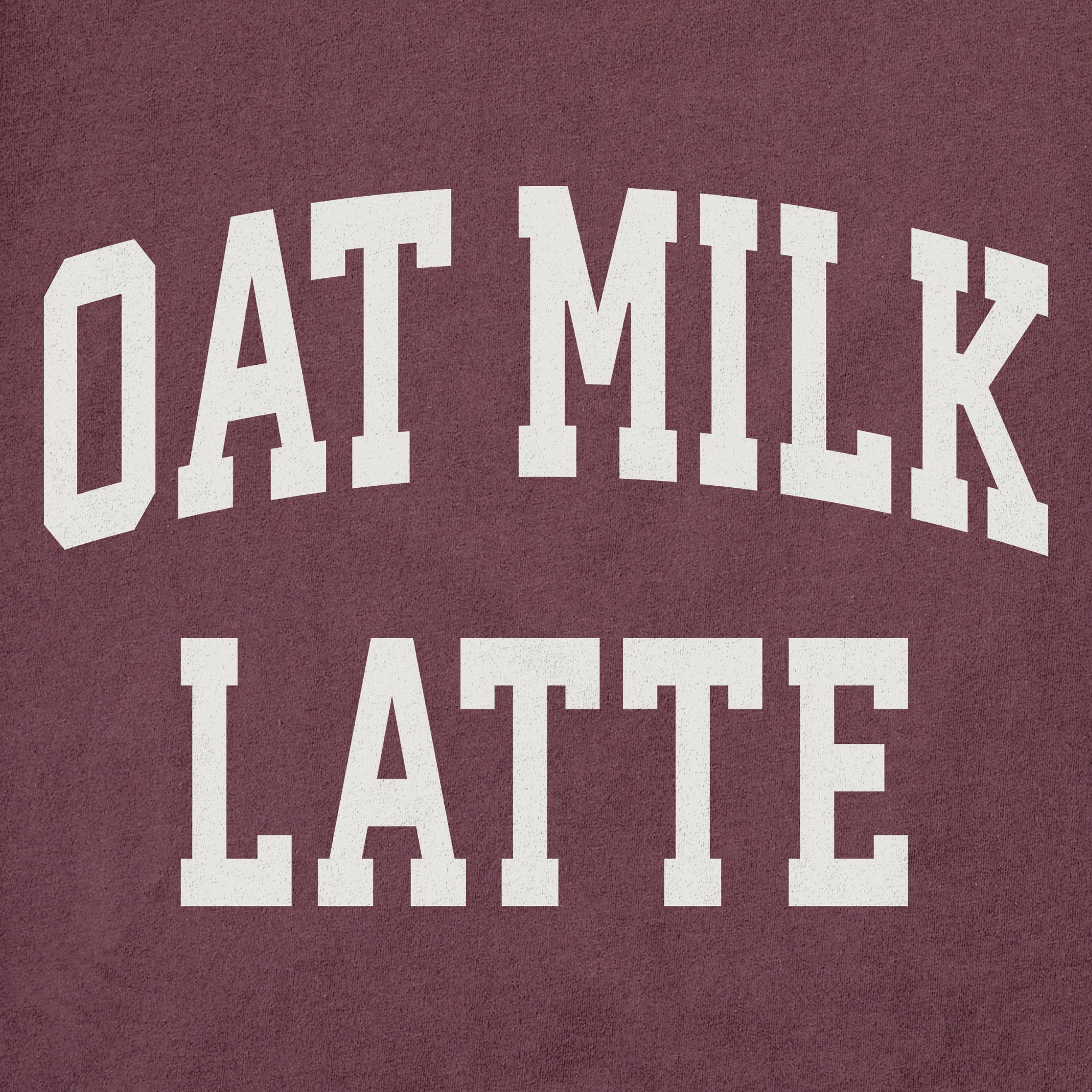 Men's Oat Milk Latte Arch Long Sleeve Crusher Tee