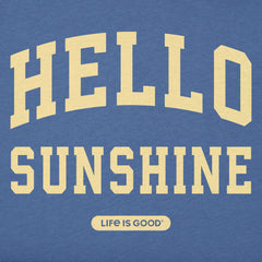 Women's Hello Sunshine Arch Short Sleeve Crusher Tee
