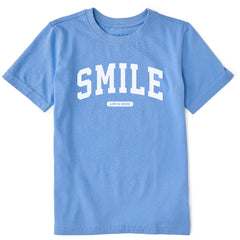 Kids Smile Arch Short Sleeve Crusher Tee