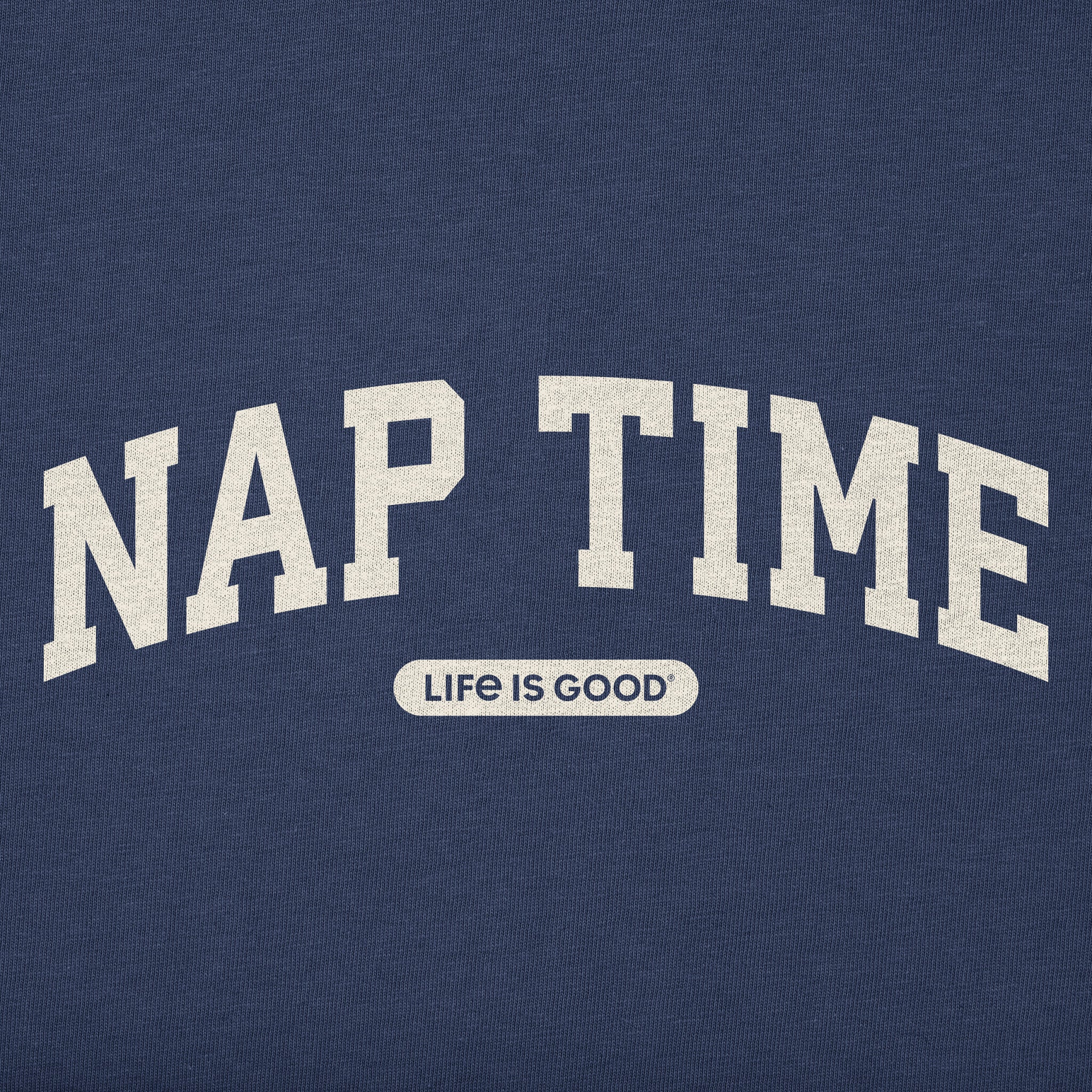 Kids Nap Time Arch Long Sleeve Crusher Tee