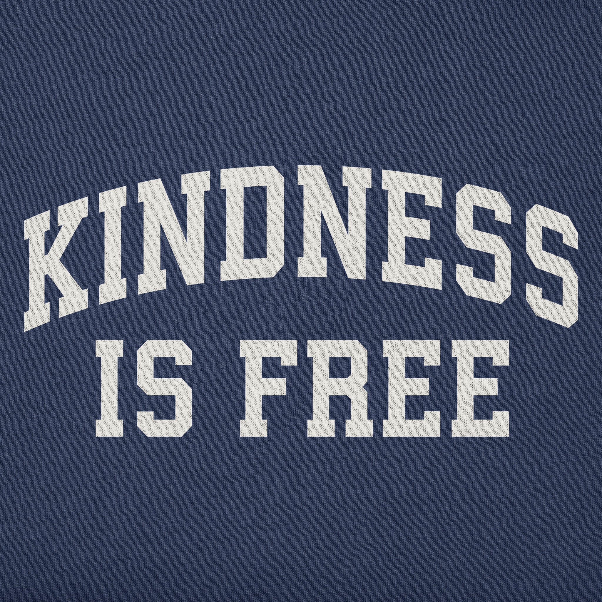 Kids Kindness is Free Arch Long Sleeve Crusher Tee