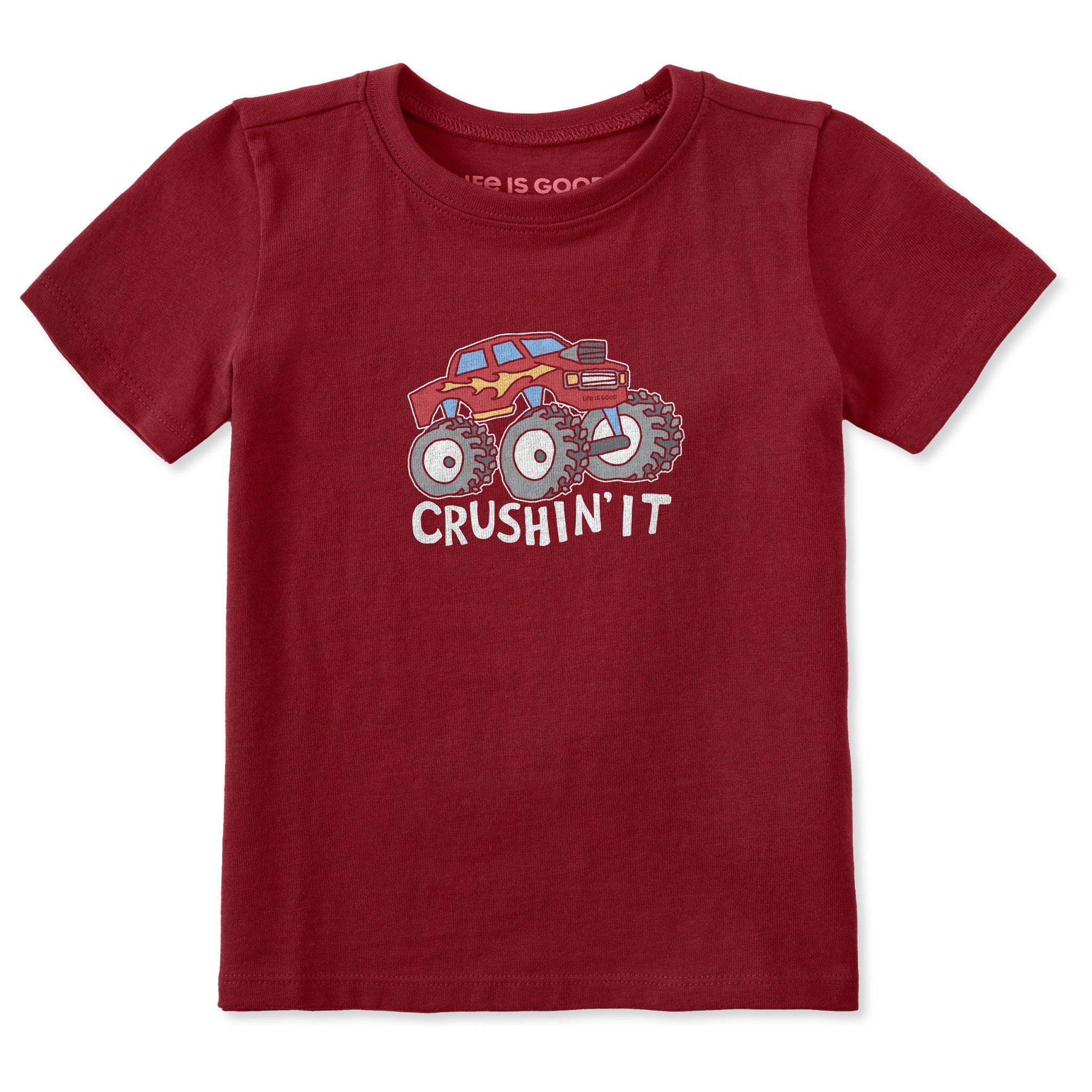 Toddler Crushin It Truck Short Sleeve Crusher Tee