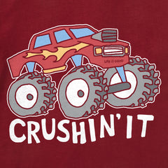 Toddler Crushin It Truck Short Sleeve Crusher Tee