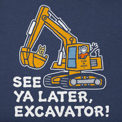 Toddler Jake and Rocket Excavator Short Sleeve Crusher Tee