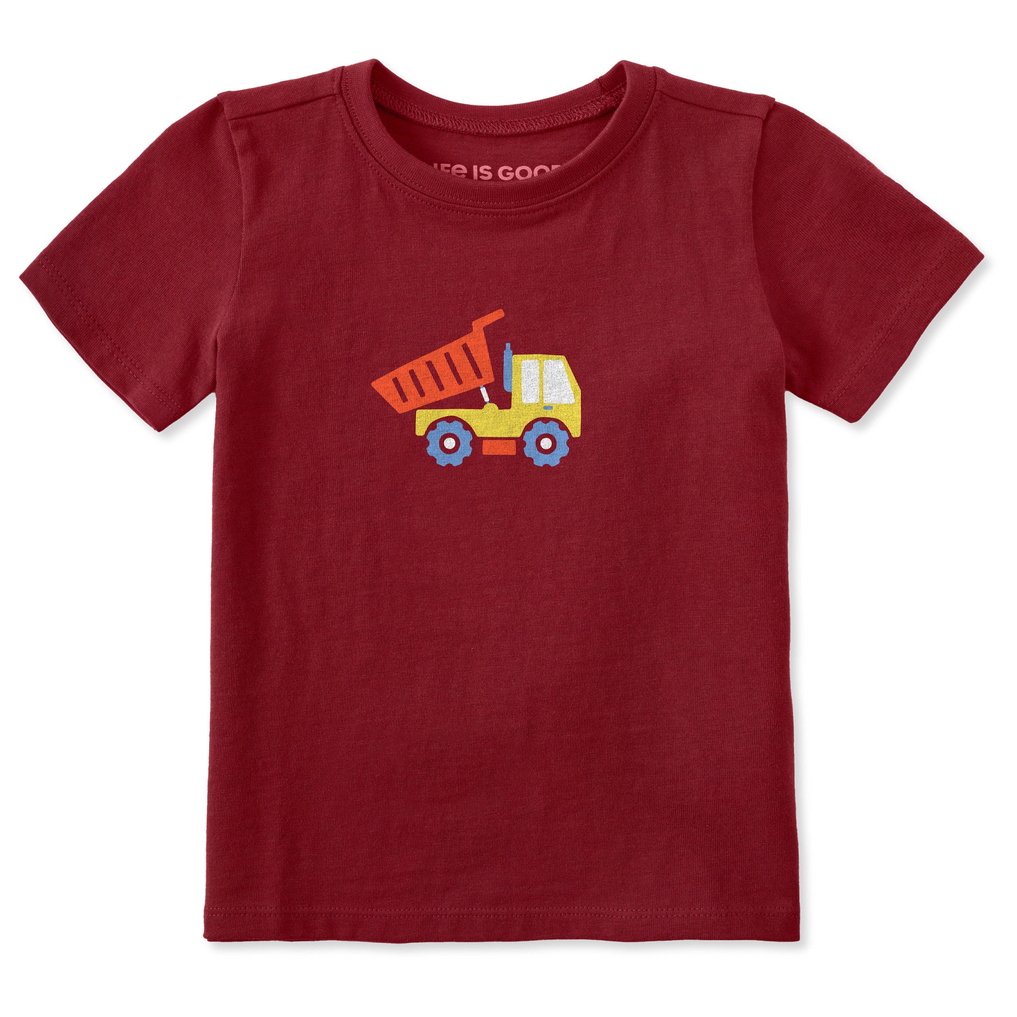 Toddler Construction Truck Short Sleeve Crusher Tee