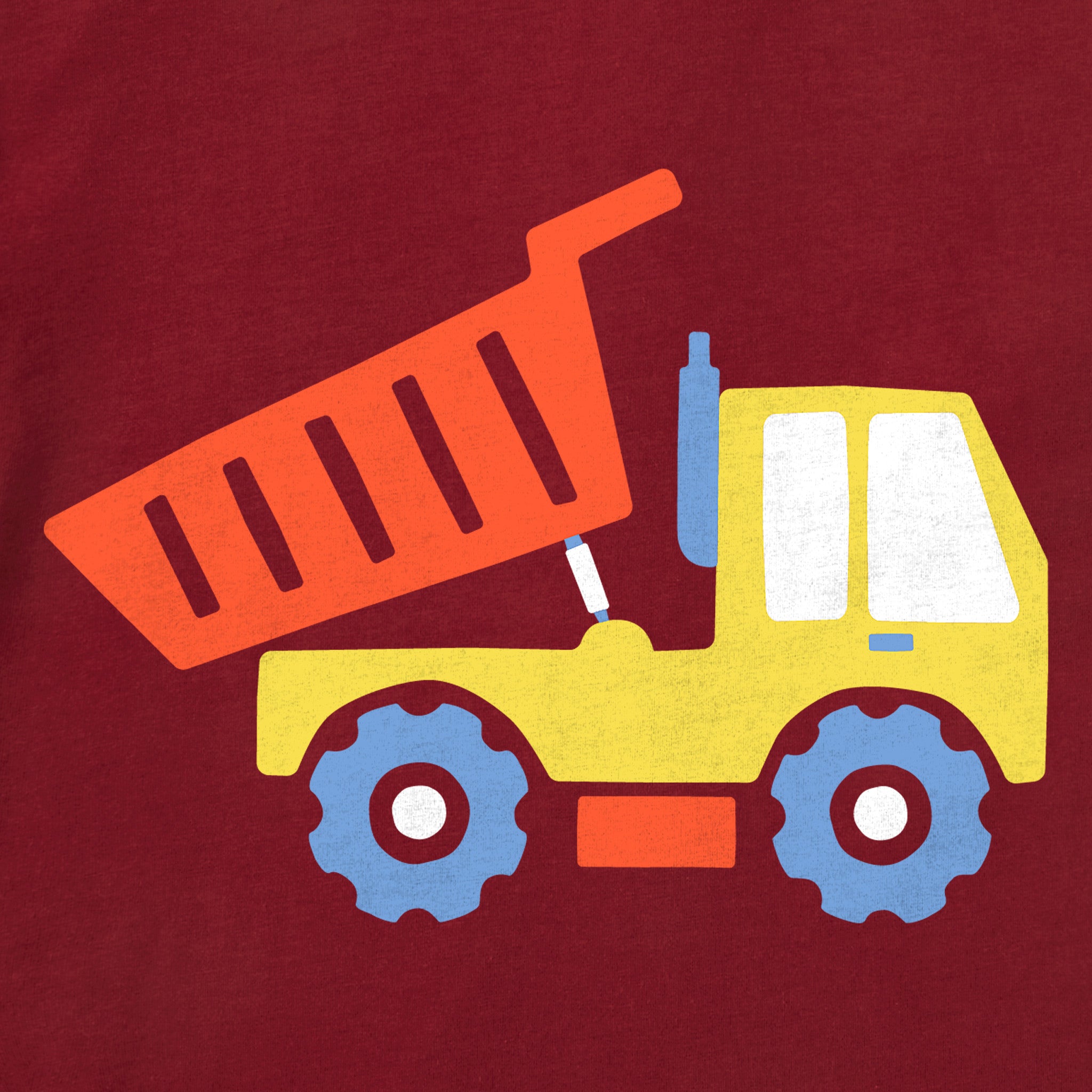Toddler Construction Truck Short Sleeve Crusher Tee