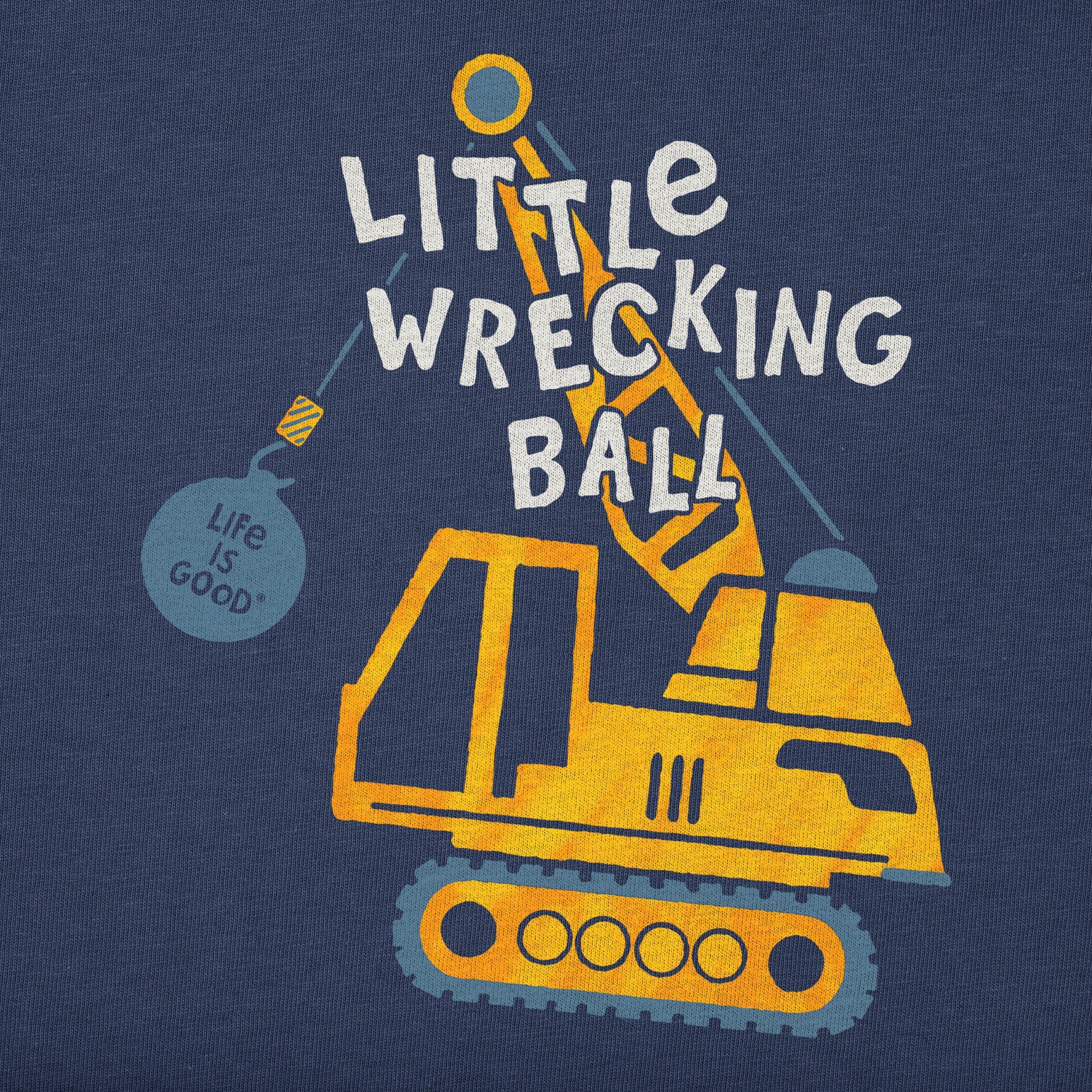 Toddler Little Wrecking Ball Short Sleeve Crusher Tee