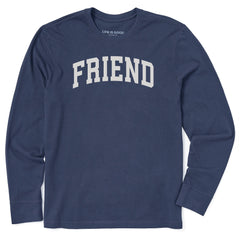 Men's Friend Arch Long Sleeve Crusher Tee