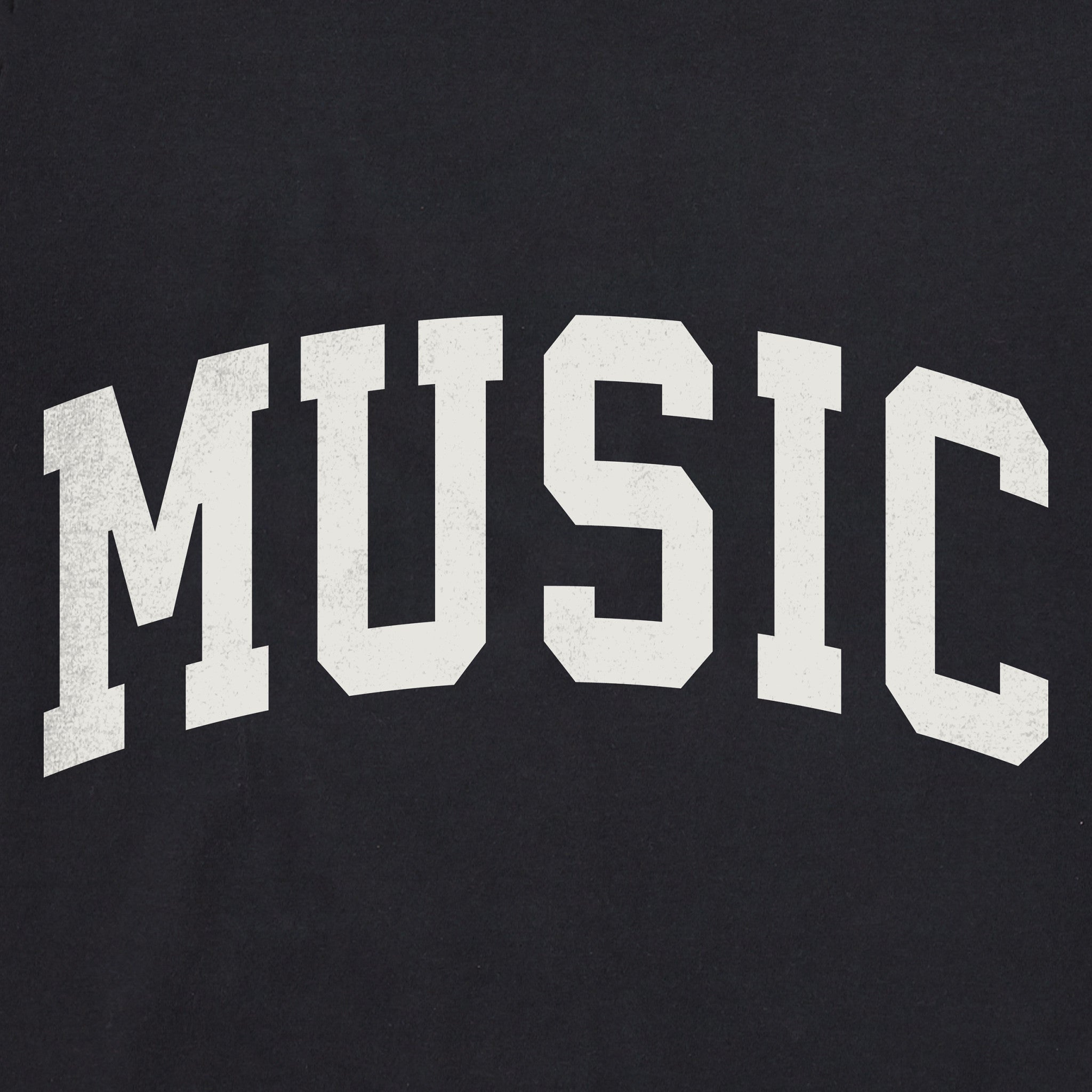Men's Music Arch Long Sleeve Crusher Tee