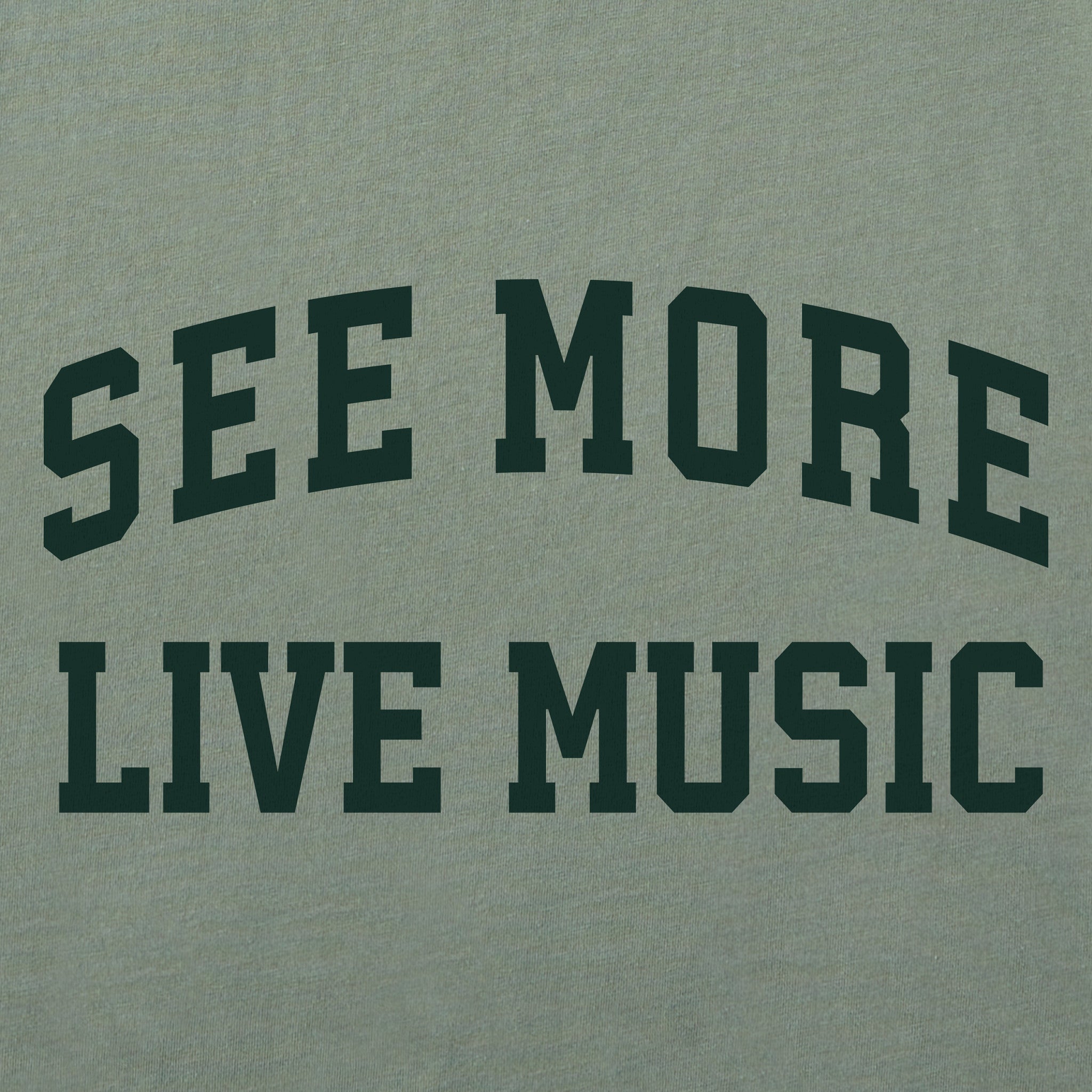 Men's See More Live Music Arch Long Sleeve Crusher Tee