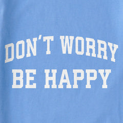 Kids Don't Worry Be Happy Arch Short Sleeve Crusher Tee