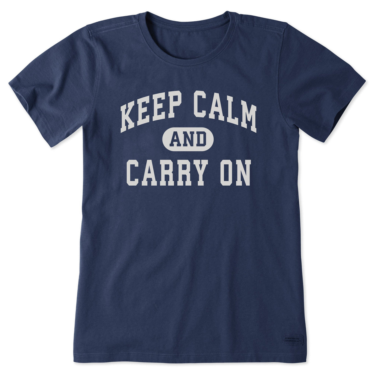 Women's Keep Calm Arch Short Sleeve Crusher Tee