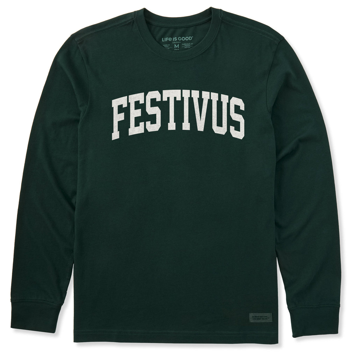 Men's Festivus Arch Long Sleeve Crusher Tee