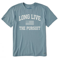 Men's Long Live the Pursuit Arch Short Sleeve Crusher Tee