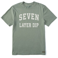 Men's Seven Layer Dip Arch Short Sleeve Crusher Tee