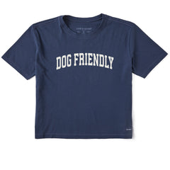 Women's Dog Friendly Arch Short Sleeve Crusher Boxy Tee
