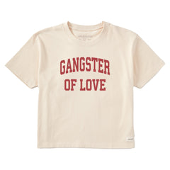 Women's Gangster of Love Arch Short Sleeve Crusher Boxy Tee