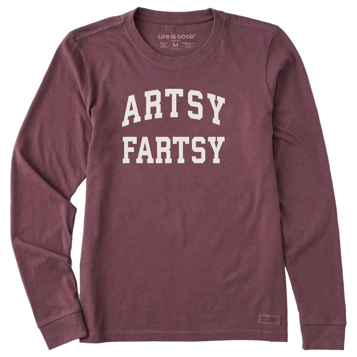 Women's Artsy Fartsy Arch Long Sleeve Crusher Tee