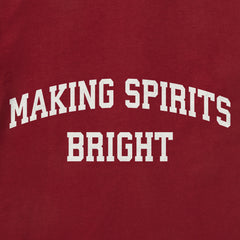 Toddler Making Spirits Bright Arch Short Sleeve Crusher Tee