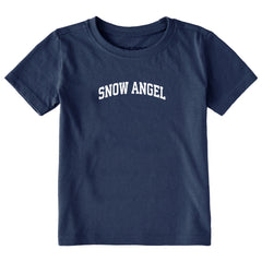 Toddler Snow Angel Arch Short Sleeve Crusher Tee