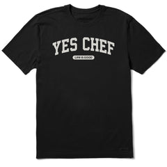 Men's Yes Chef Arch Short Sleeve Crusher Tee