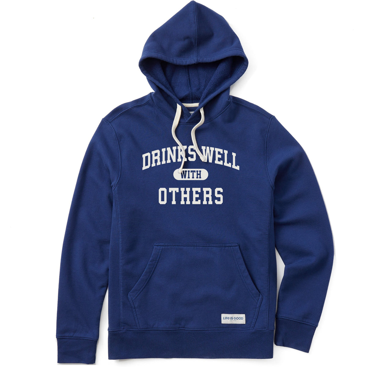 Men's Drinks Well with Others Arch Simply True Fleece Hoodie
