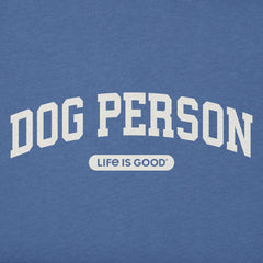 Men's Dog Person Arch Long Sleeve Crusher Tee