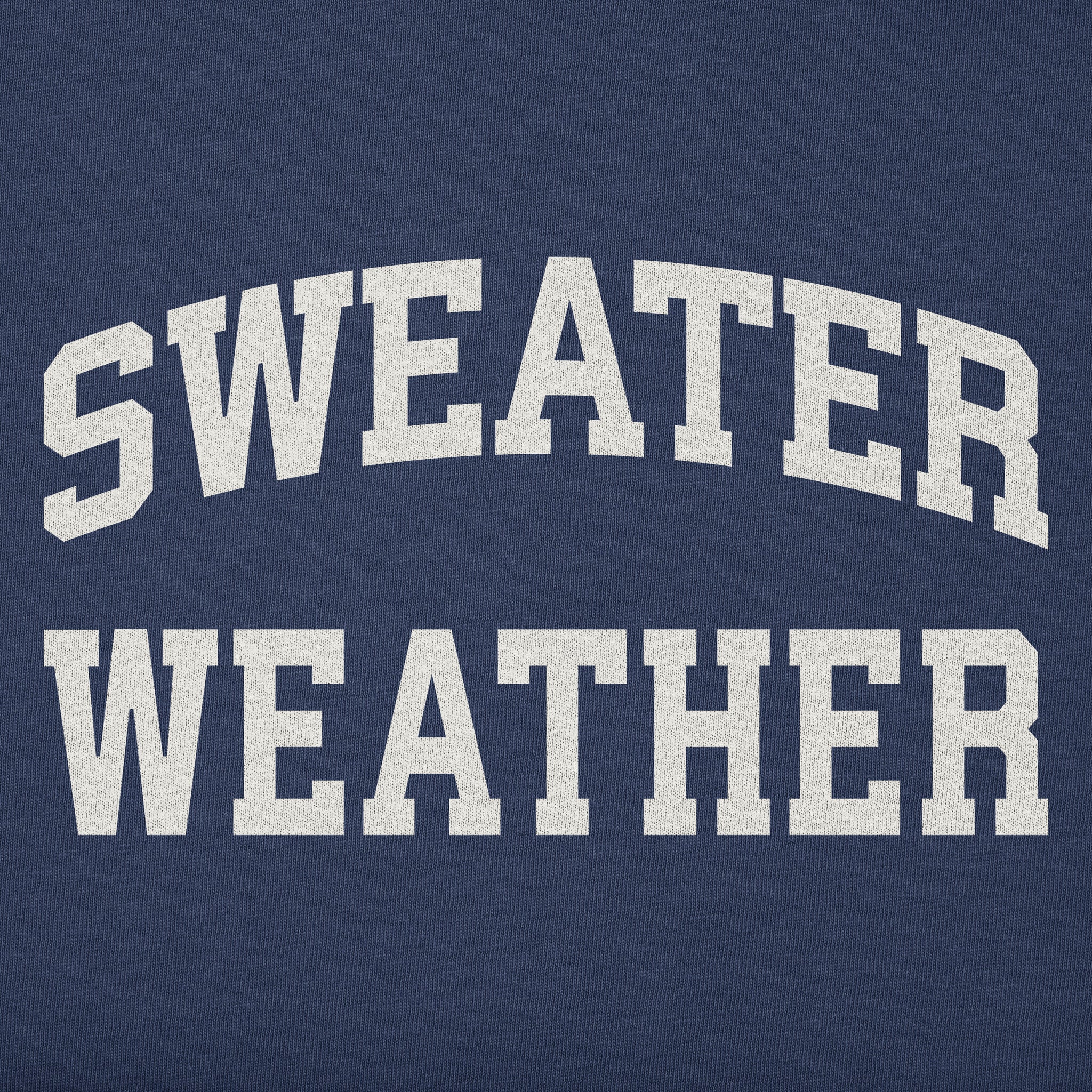Men's Sweater Weather Arch Long Sleeve Crusher Tee
