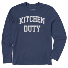Men's Kitchen Duty Arch Long Sleeve Crusher Tee