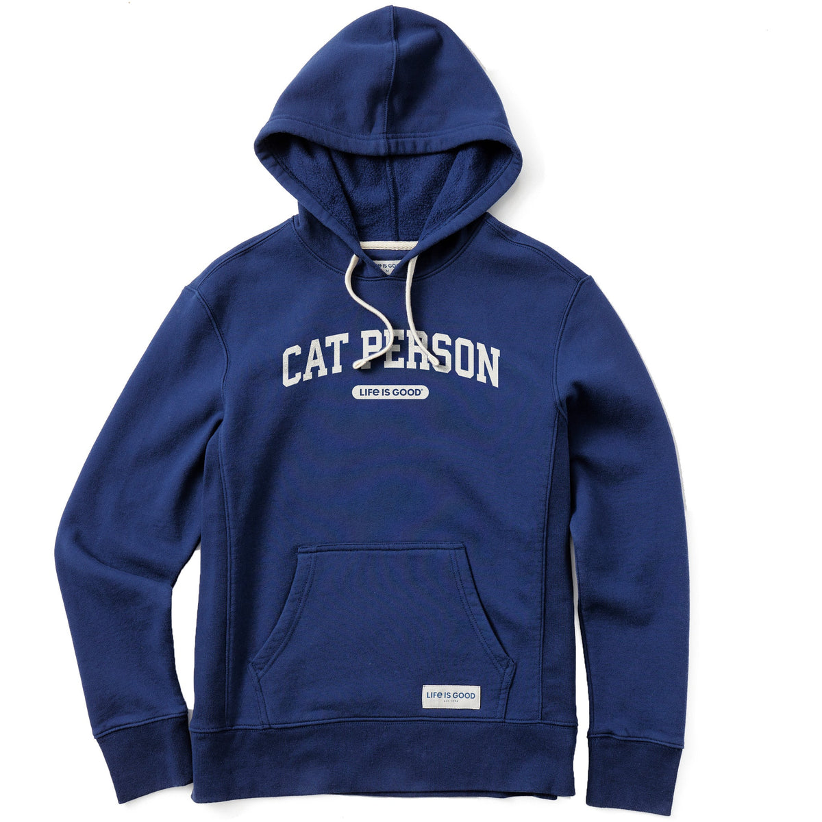 Women's A Cat Person Arch Simply True Fleece Hoodie