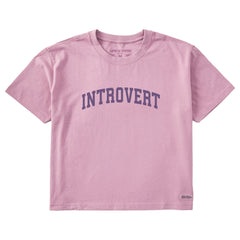 Women's Introvert Arch Short Sleeve Crusher Boxy Tee