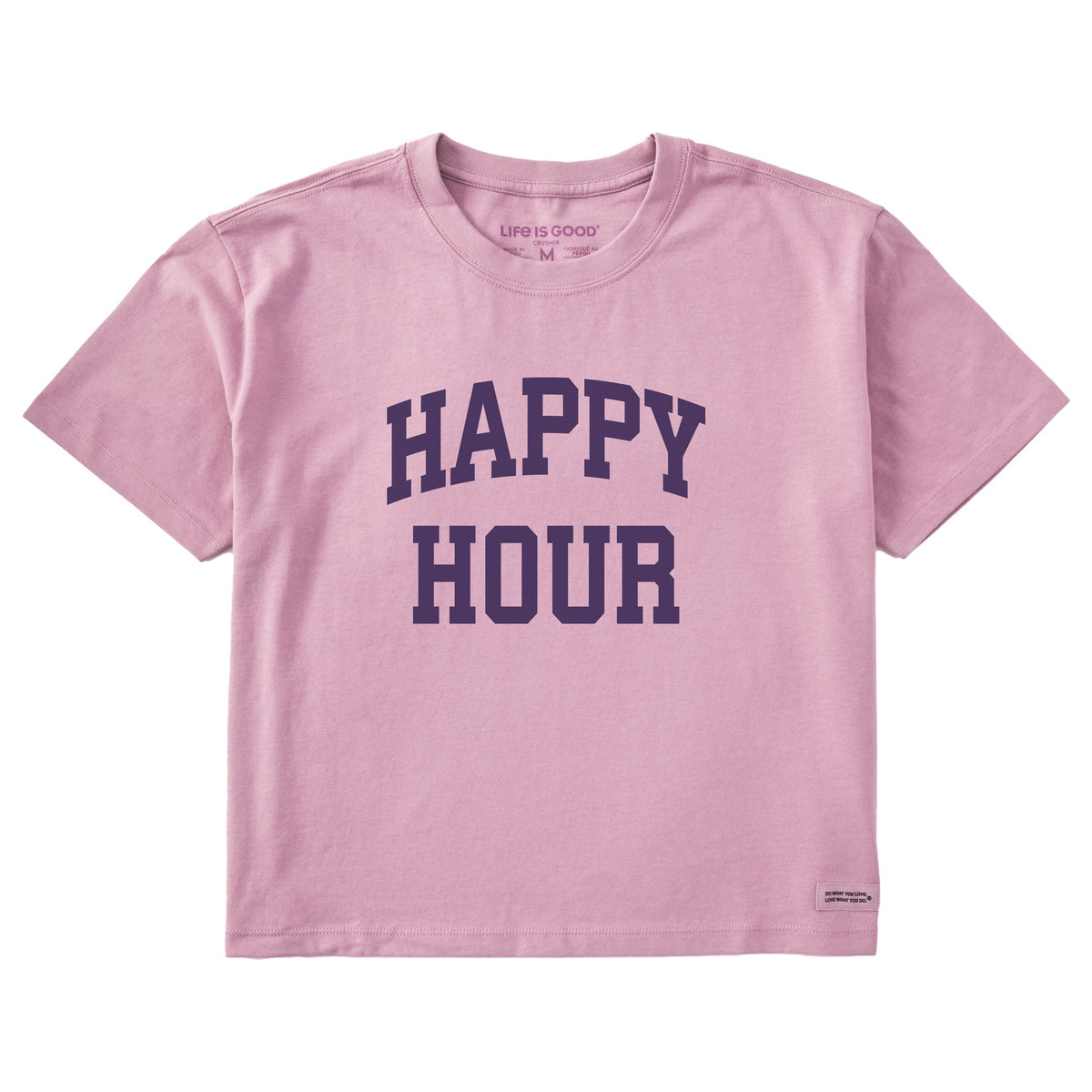 Women's Happy Hour Arch Short Sleeve Crusher Boxy Tee